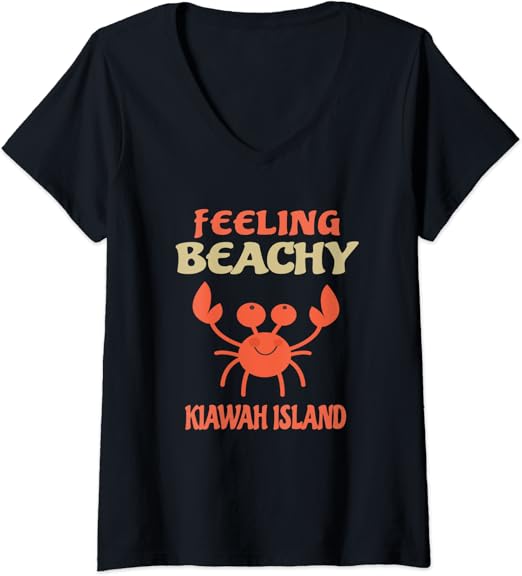 Womens Kiawah Island Vacation South Carolina Family Trip VNeck TShirt Clothing